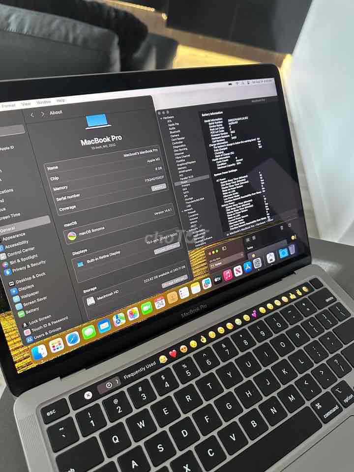MacBook Pro M2 touch bar 8/256GB tặng magic mouse. Mua bán Laptop tại Thành phố Thủ Đức Tp Hồ Chí Minh được đăng bởi Hoàng hình 1