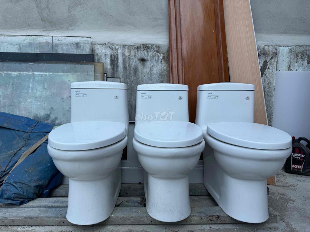 Bồn cầu Viglacera BL5 Trắng. Mua bán Thiết bị vệ sinh, nhà tắm tại Thành phố Vũng Tàu Bà Rịa - Vũng Tàu được đăng bởi Kian hình 1