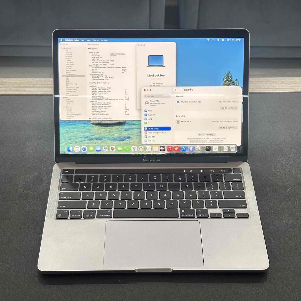 Macbook Pro M2 16GB/512GB Gray 99%. Mua bán Laptop tại Quận Tân Bình Tp Hồ Chí Minh được đăng bởi Nghĩa Bảy Hiền hình 1