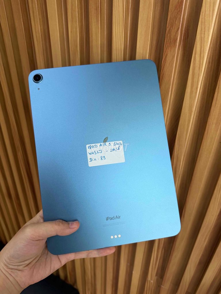 iPad Air 5 64GB nguyên zin bản VN. Mua bán Máy tính bảng tại Quận 10 Tp Hồ Chí Minh được đăng bởi Đăng Sơn Store hình 1
