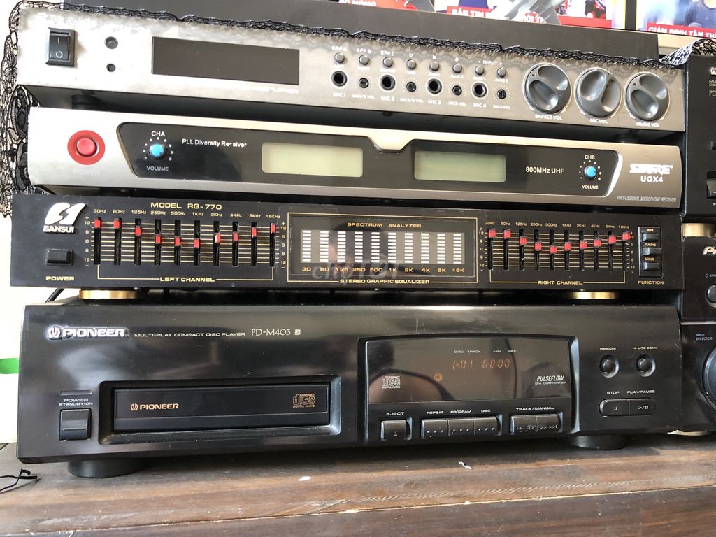 Thanh lý CD Pioneer PD-M403, Lọc sansui RG -770. Mua bán Tivi, Âm thanh tại Quận Bình Tân Tp Hồ Chí Minh được đăng bởi Mr Tu hình 2