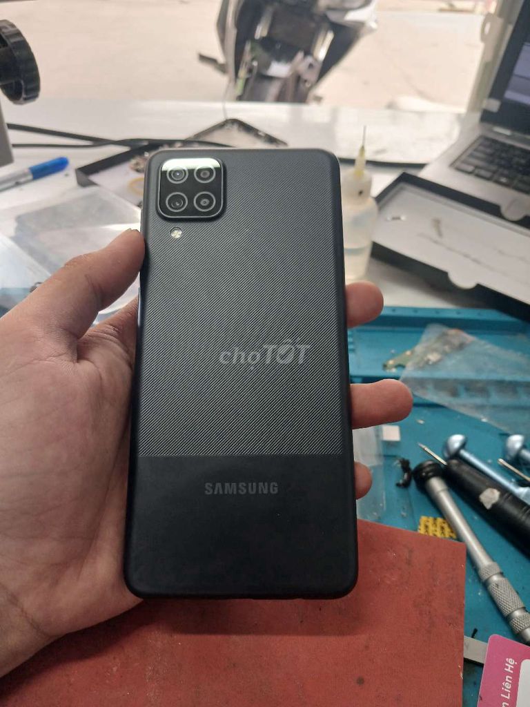 Samsung Galaxy A12 128GB Đen. Mua bán Điện thoại tại Huyện Châu Thành A Hậu Giang được đăng bởi Du Mobile hình 1