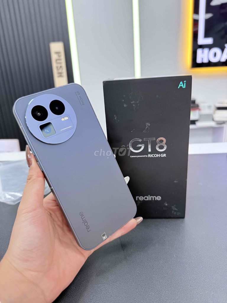 REALME GT 8-12/256G-FULLBOX-MÀU BLUE-Sẵn TV. Mua bán Điện thoại tại Thành phố Biên Hòa Đồng Nai được đăng bởi Mobile Di Động Biên Hoà hình 1