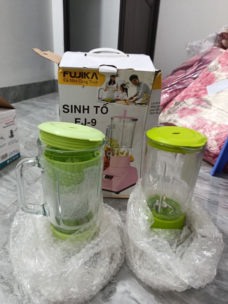 Máy xay sinh tố Fujika FJ-9 Xanh lá. Mua bán Bếp, lò, đồ điện nhà bếp tại Huyện Gia Lộc Hải Dương được đăng bởi TAO VU hình 1