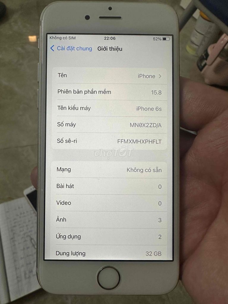 Apple iPhone 6s 32GB Bạc Like New. Mua bán Điện thoại tại Huyện Gia Lâm Hà Nội được đăng bởi Thành Nguyễn hình 1
