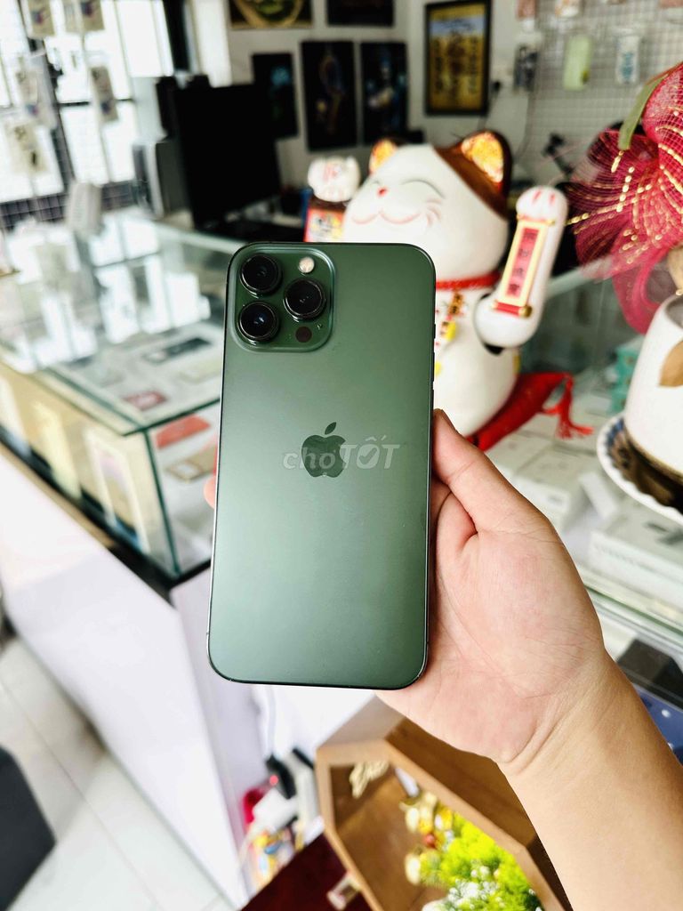 Apple iPhone 13 Pro Max 128GB Xanh bộ đội. Mua bán Điện thoại tại Thị xã Phú Mỹ Bà Rịa - Vũng Tàu được đăng bởi BI TÁO PHƯỚC LẬP hình 1
