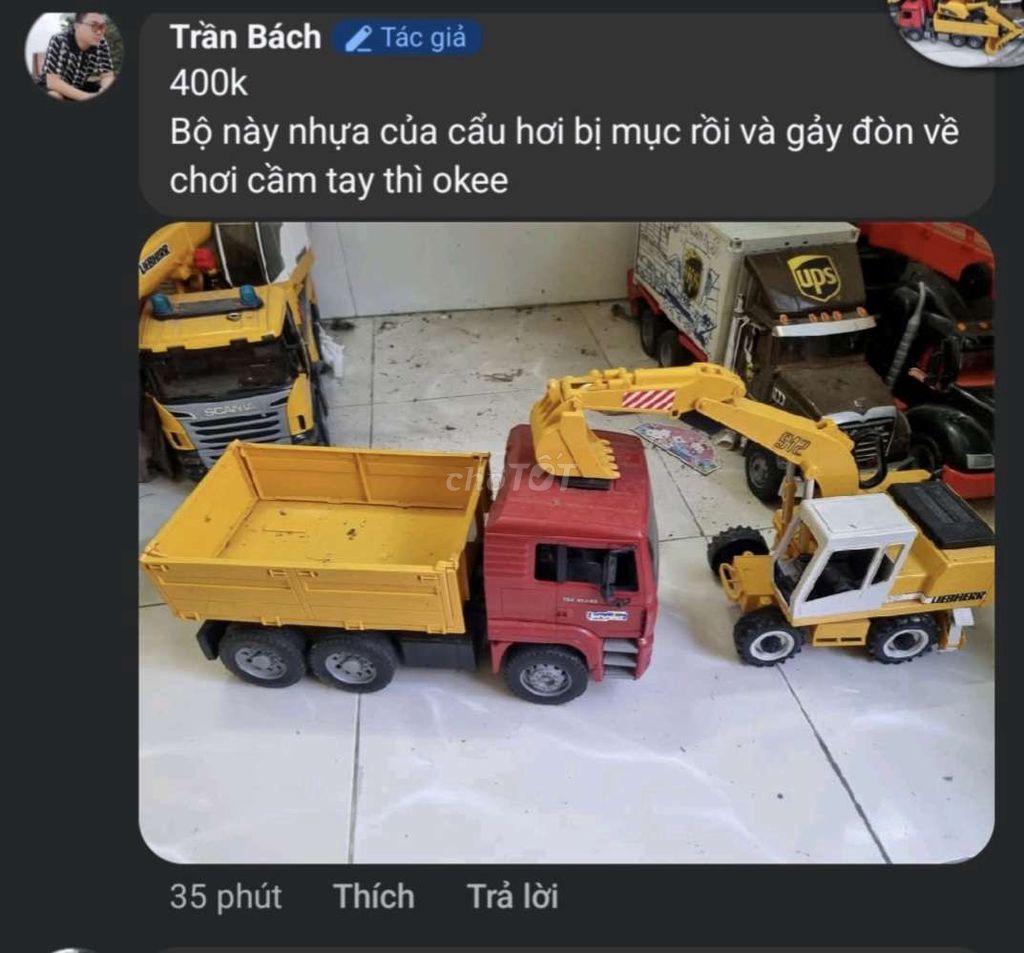 Thanh lý xe đồ chơi Bruder giá rẻ!!