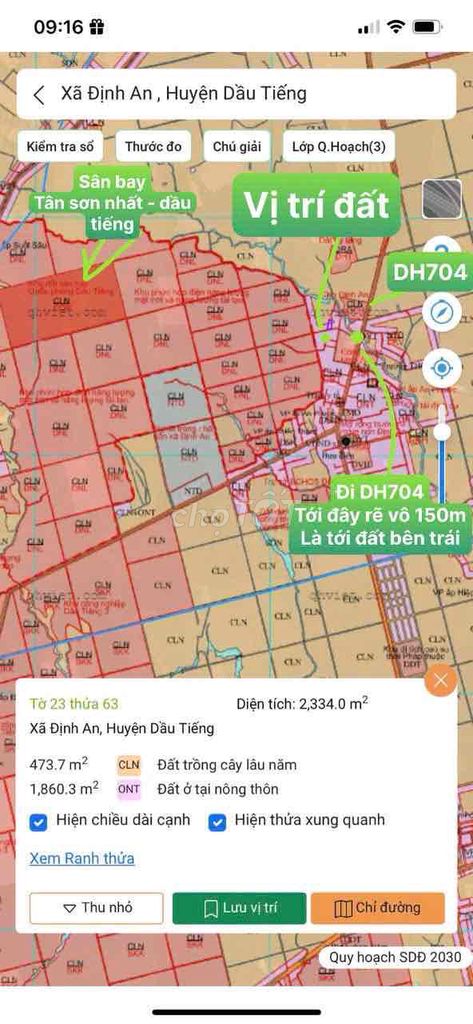 bán đất 8x87m gần THCS Định An - gần công an xã Định an. Mua bán Đất tại Huyện Dầu Tiếng Bình Dương được đăng bởi Hồng Loan hình 4