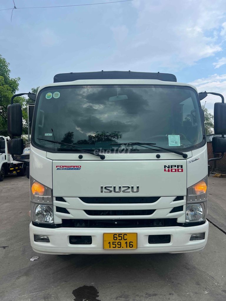 ISUZU NPR MUI BẠT SÀN INOX ĐỜI 2020 Tải 4t