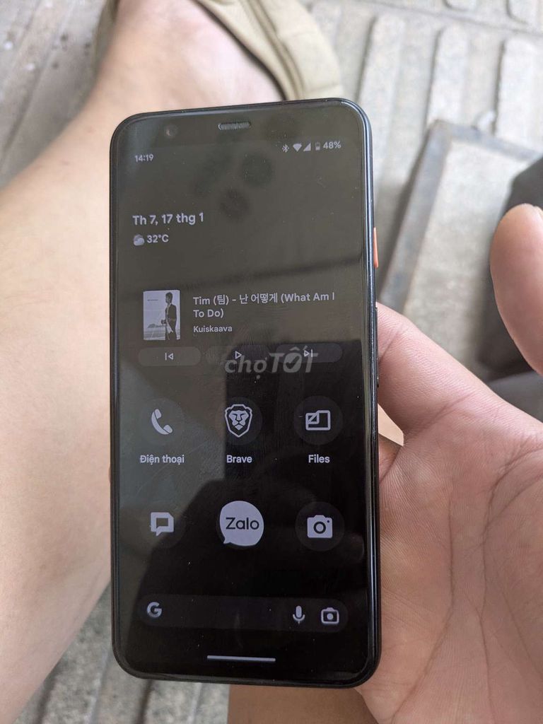 Google Pixel 4 64GB Trắng Đã sử dụng. Mua bán Điện thoại tại Thành phố Thủ Đức Tp Hồ Chí Minh được đăng bởi Vinh hình 1