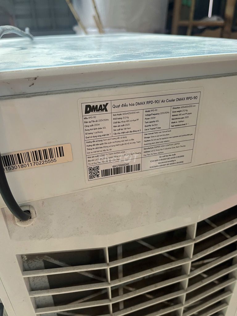 Quạt điều hòa DMAX RPD-90. Mua bán Quạt tại Quận Long Biên Hà Nội được đăng bởi Nguyen Minh Quang hình 1
