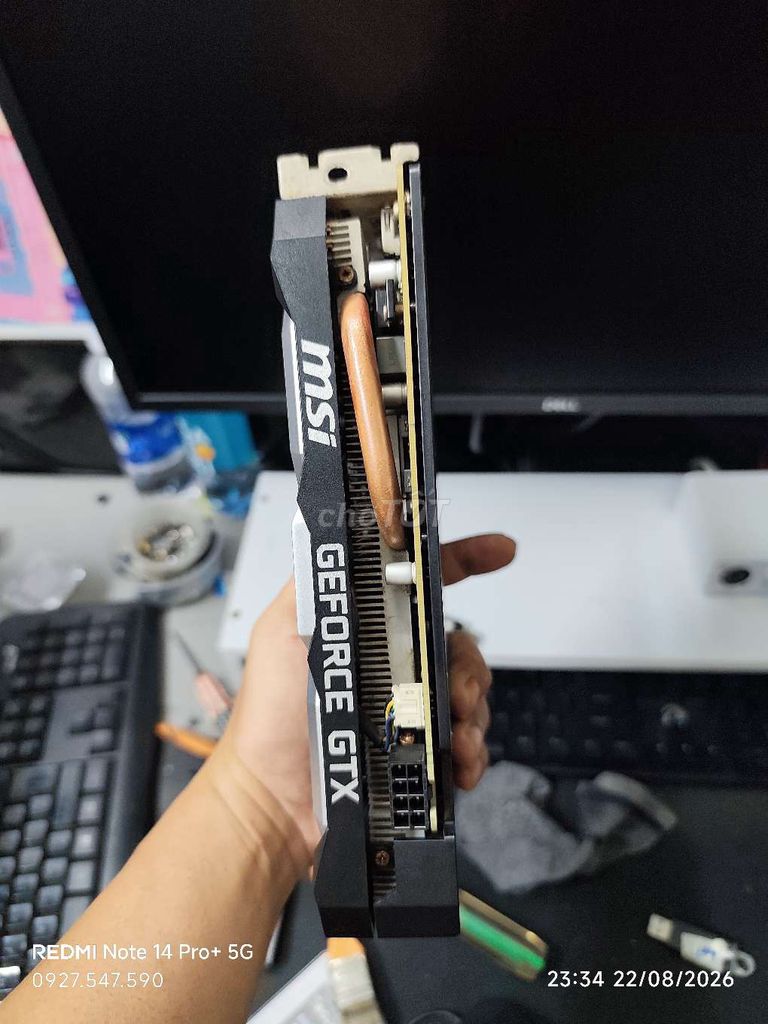 Card đồ họa MSI GTX 1660 6GB. Mua bán Linh kiện (RAM, Card...) tại Quận 3 Tp Hồ Chí Minh được đăng bởi Tiến Nguyễn hình 1