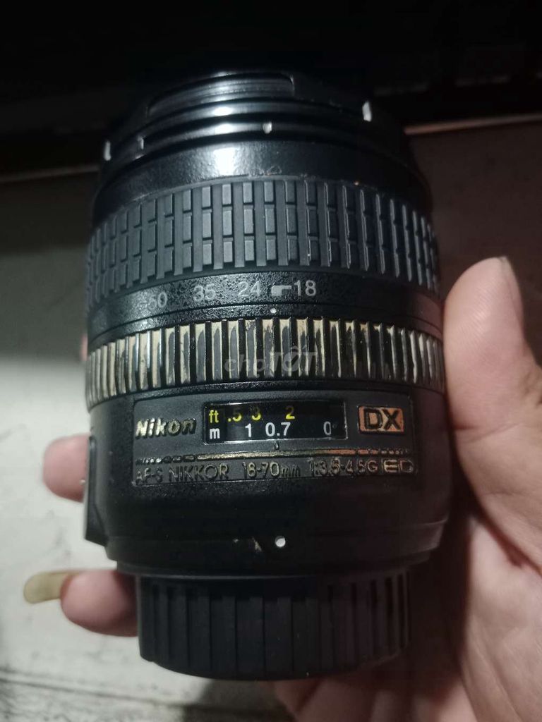 Ống kính Nikon 18-70mm Đen. Mua bán Máy ảnh, Máy quay tại Huyện Củ Chi Tp Hồ Chí Minh được đăng bởi Lê Nhựt    có gì bán đó hình 1