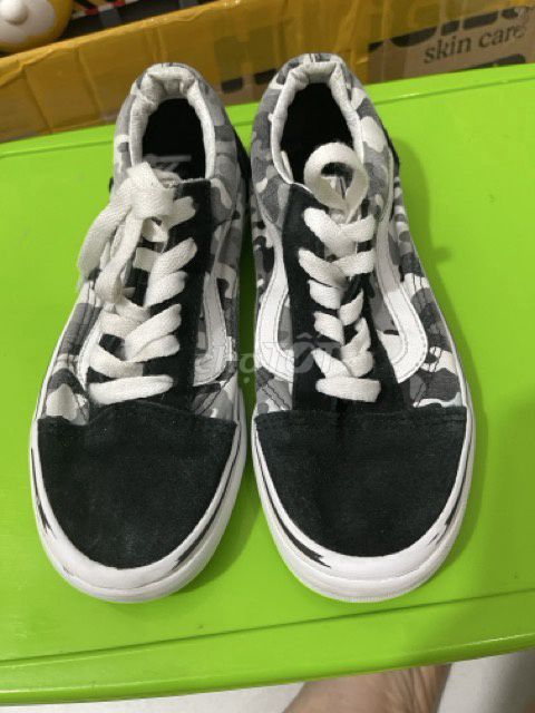 Giày Vans Old Skool Camo Bé rằn ri xám EU 34. Mua bán Mẹ và bé tại Quận 10 Tp Hồ Chí Minh được đăng bởi Góc pass đồ auth hình 1