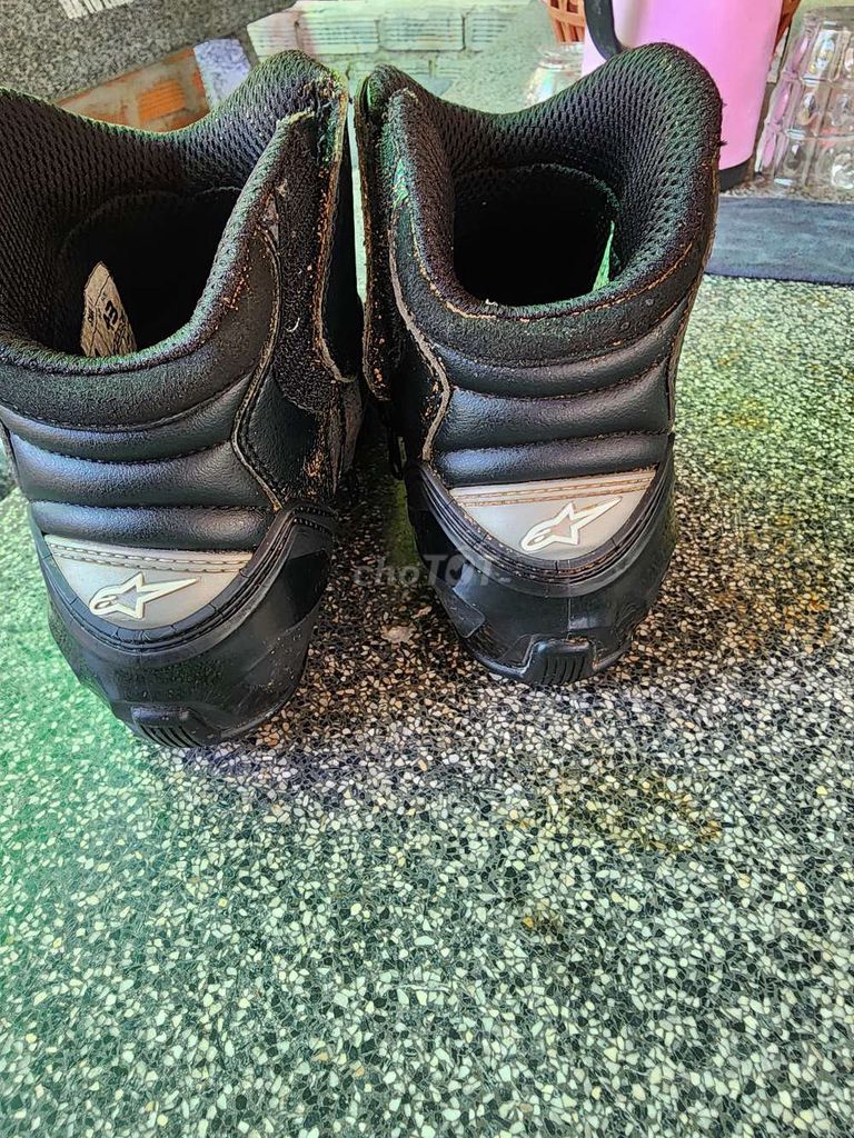 Giày mô tô Alpinestars Da Đen Nam. Mua bán Giày dép tại Thành phố Nha Trang Khánh Hòa được đăng bởi nguyễn minh hùng hình 1