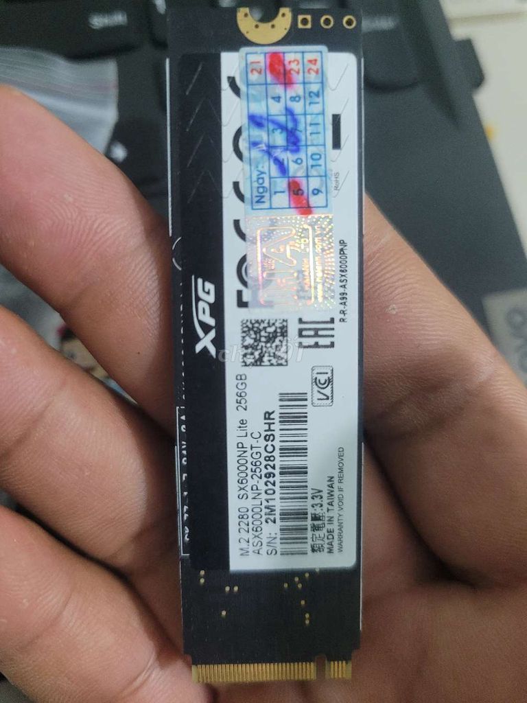 Ổ cứng SSD ADATA XPG SX6000 Lite 256GB M.2 Gen3x4. Mua bán Linh kiện (RAM, Card...) tại Huyện Tuy Phong Bình Thuận được đăng bởi Duẩn hình 1