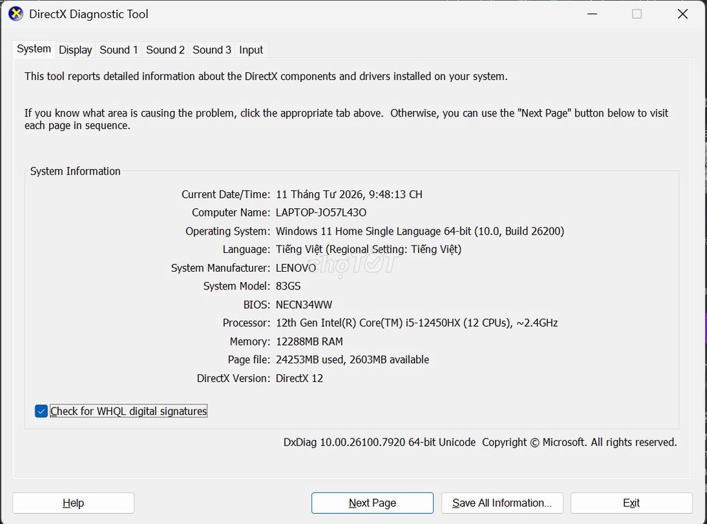 Lenovo LOQ Gaming i5 12450HX. Mua bán Laptop tại Quận Liên Chiểu Đà Nẵng được đăng bởi Phú Thịnh hình 1