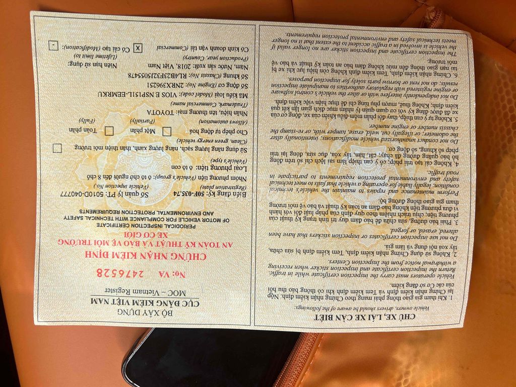 Toyota Vios 2018 1.5E MT - 164000 km. Mua bán Ô tô tại Huyện Củ Chi Tp Hồ Chí Minh được đăng bởi huynh sanh hình 5