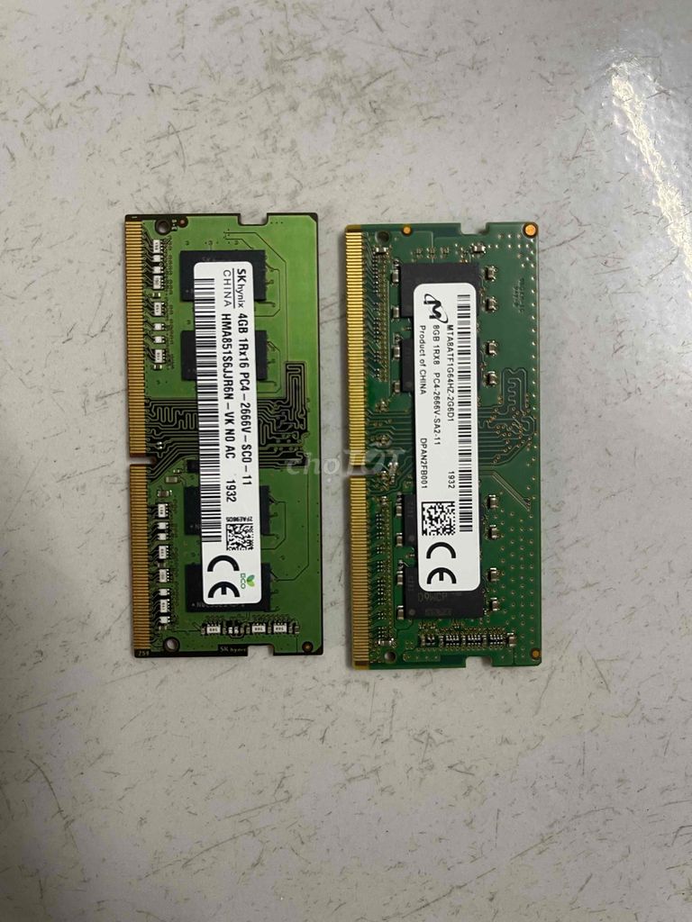 RAM 8GB, 4GB DDR4 2667MHz. Mua bán Linh kiện (RAM, Card...) tại Quận Bắc Từ Liêm Hà Nội được đăng bởi Thanh Hoà hình 1