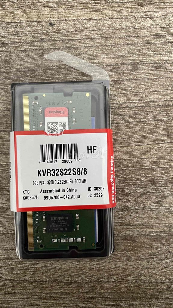 RAM Kingston DDR4 8GB Mới 100%. Mua bán Linh kiện (RAM, Card...) tại Quận 12 Tp Hồ Chí Minh được đăng bởi Linh Chi hình 1