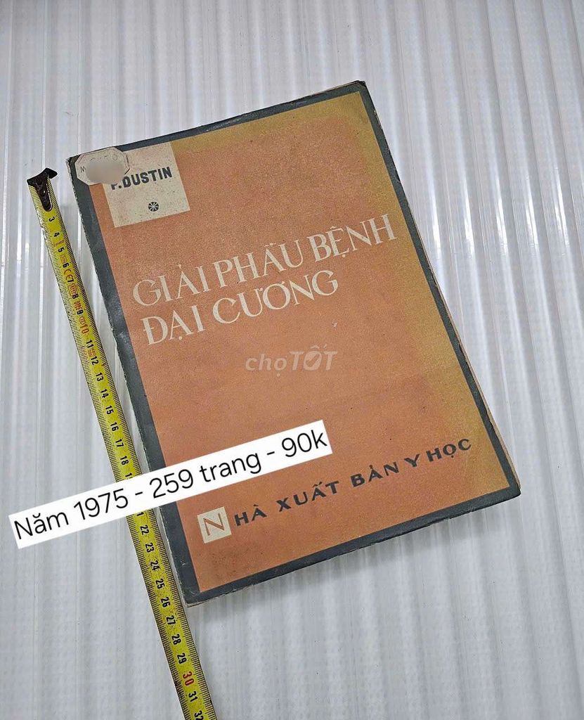 Sách Giải Phẫu Bệnh Đại Cương 1975. Mua bán Sách tại Thành phố Tân An Long An được đăng bởi mấy cuốn sách cũ hình 1
