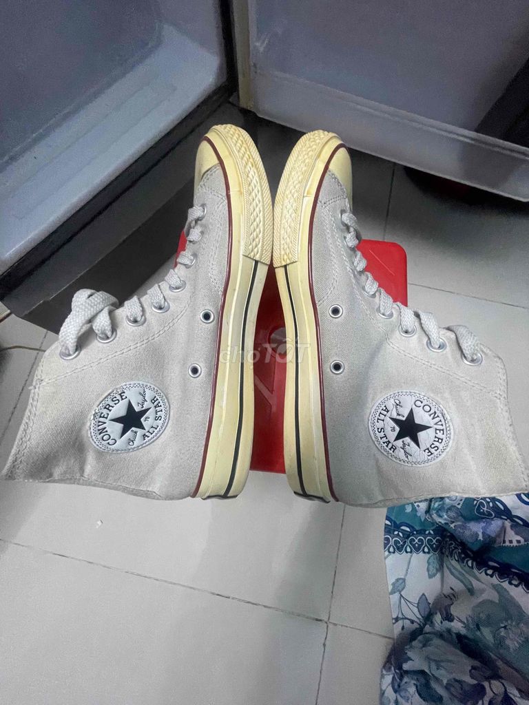 Giày Converse All Star cổ cao trắng size 40 auth. Mua bán Giày dép tại Quận 3 Tp Hồ Chí Minh được đăng bởi HÀNG HIỆU giá iêu thương hình 1