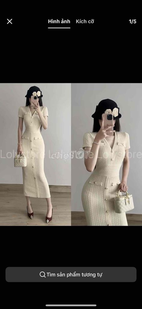 Đầm Nữ Kem Size S. Mua bán Quần áo tại Huyện Phú Thiện Gia Lai được đăng bởi vyvy hình 1