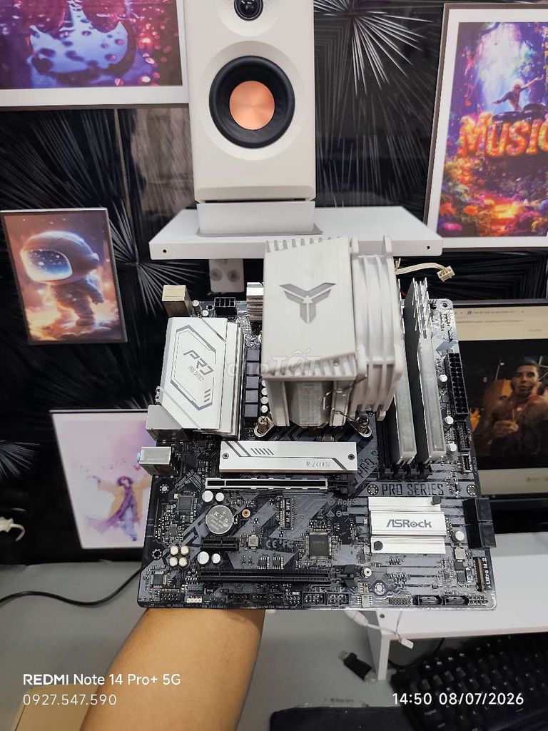 combo lên case trắng B560M i3 10105F 16GB Trắng. Mua bán Linh kiện (RAM, Card...) tại Quận 3 Tp Hồ Chí Minh được đăng bởi Tiến Nguyễn hình 1
