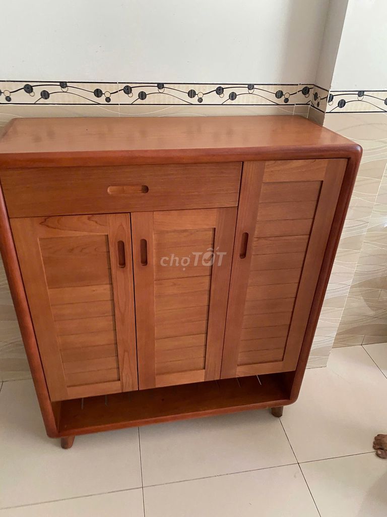tủ giày dép . Mua bán Tủ, kệ gia đình tại Quận Liên Chiểu Đà Nẵng được đăng bởi Salon gỗ Hoa Hùng hình 1