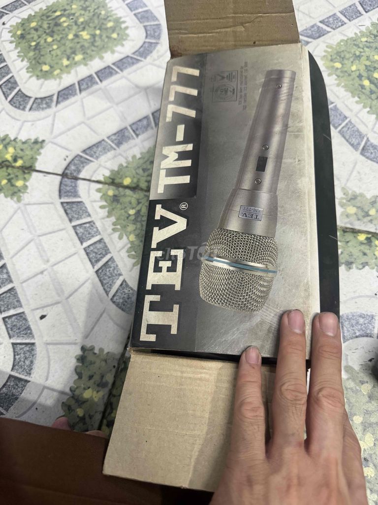 Microphone TEV TM-777 Đen Đã sử dụng. Mua bán Tivi, Âm thanh tại Huyện Hóc Môn Tp Hồ Chí Minh được đăng bởi Âu nhật lâm  hình 1