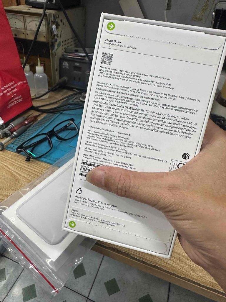 Apple iPhone 17 Pro 512GB Bạc Zp/a. Mua bán Điện thoại tại Quận Tân Phú Tp Hồ Chí Minh được đăng bởi Nguyễn ngọc anh hình 1