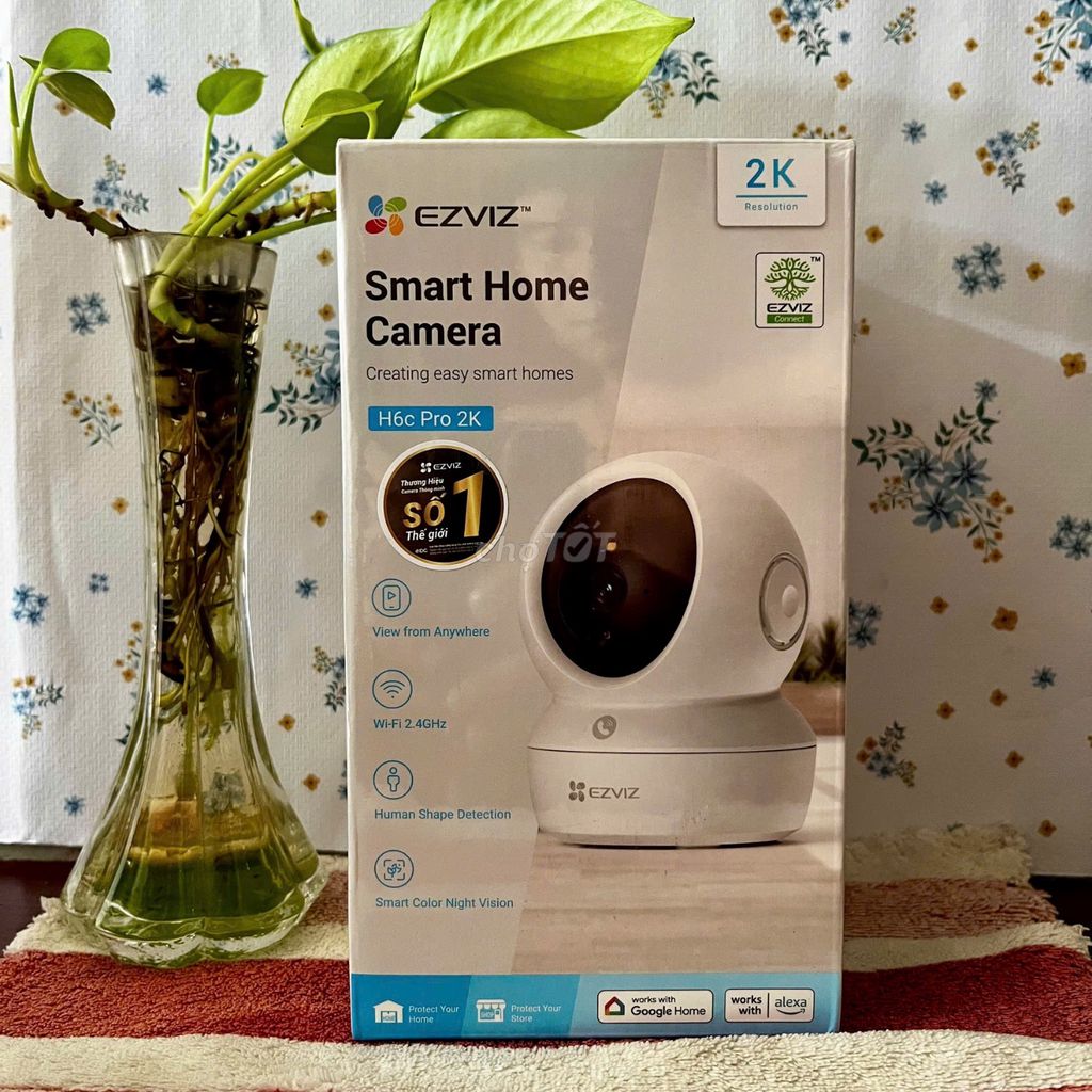 Camera EZVIZ H6C 2K (không thẻ) tặng đế L. Mua bán Máy ảnh, Máy quay tại Thành phố Thủ Dầu Một Bình Dương được đăng bởi Nguyễn Quang Hùng hình 1