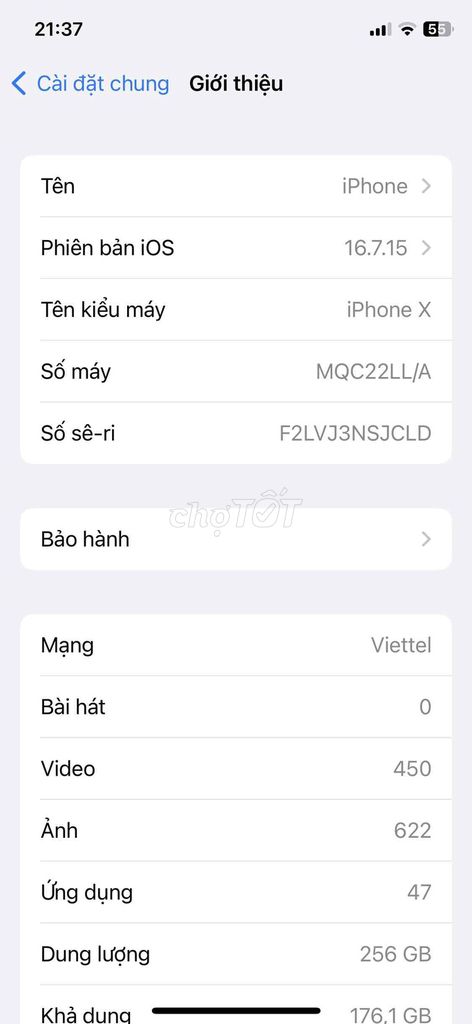 iPhone X 256GB Trắng. Mua bán Điện thoại tại Huyện Bàu Bàng Bình Dương được đăng bởi văn nhịp hình 1