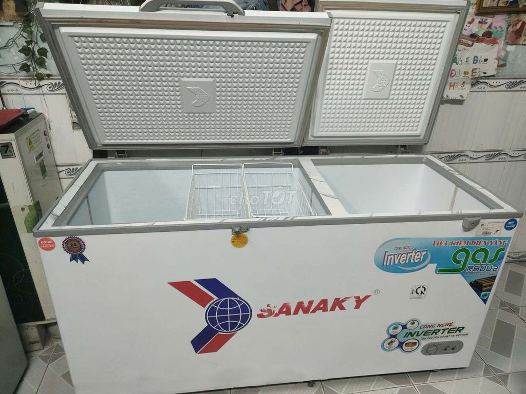 Tủ đông mát Sanaky Inverter, 680 lít, zin tiết kiệ