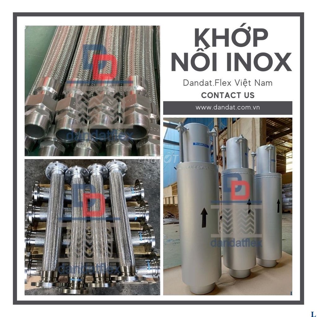 Khớp nối mềm chống rung, Khớp giãn nở inox