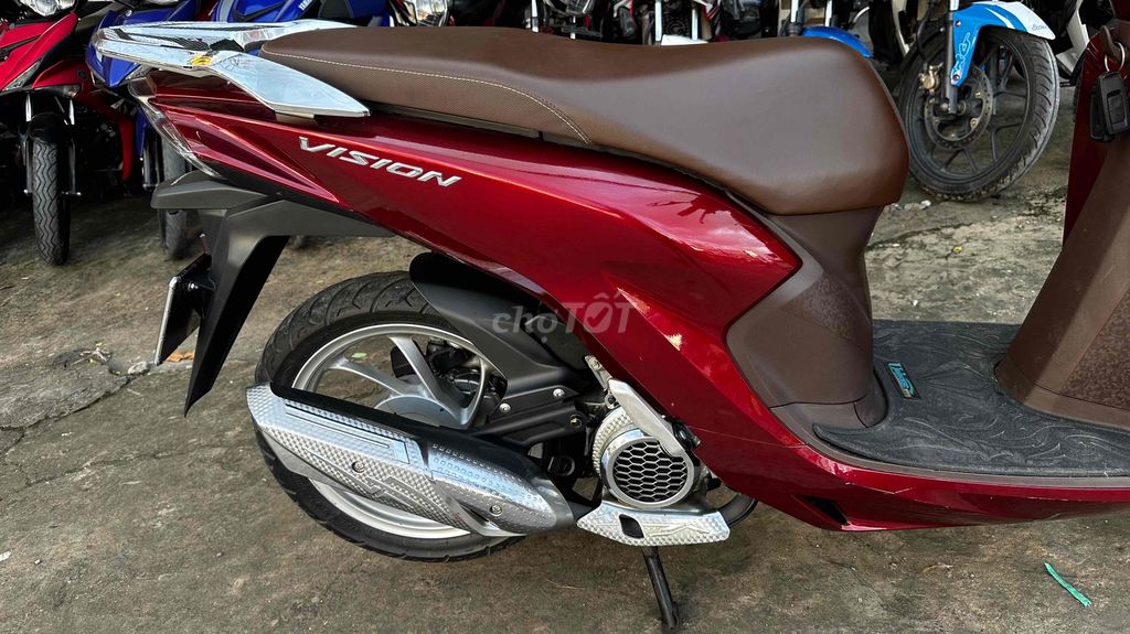 Honda Vision 2022 đỏ đen ( hỗ trợ góp ). Mua bán Xe máy tại Huyện Chợ Mới An Giang được đăng bởi Cửa hàng xe Thiên Phước 2 hình 11
