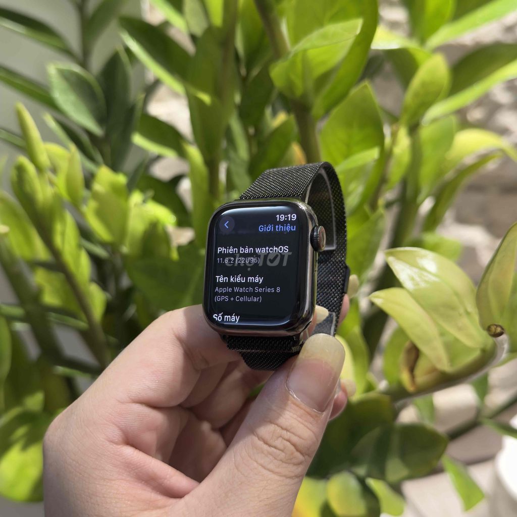 Apple Watch Series 8 41mm Thép Đen. Mua bán Thiết bị đeo thông minh tại Quận Hoàng Mai Hà Nội được đăng bởi Nguyễn Lương Quyết hình 1