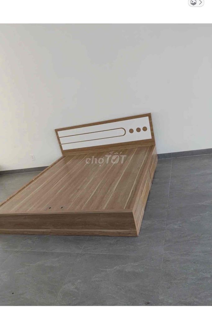 Giường ngủ Gỗ MDF 1m6x2m Vân gỗ. Mua bán Giường, chăn ga gối nệm tại Thành phố Dĩ An Bình Dương được đăng bởi hạnh hình 1