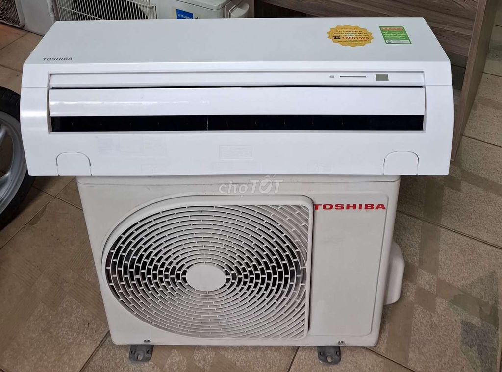 Máy lạnh Toshiba 1.0 HP Trắng dưới 14m2. Mua bán Máy lạnh, điều hoà tại Thành phố Dĩ An Bình Dương được đăng bởi Hồ Thị Kim Quyên hình 1