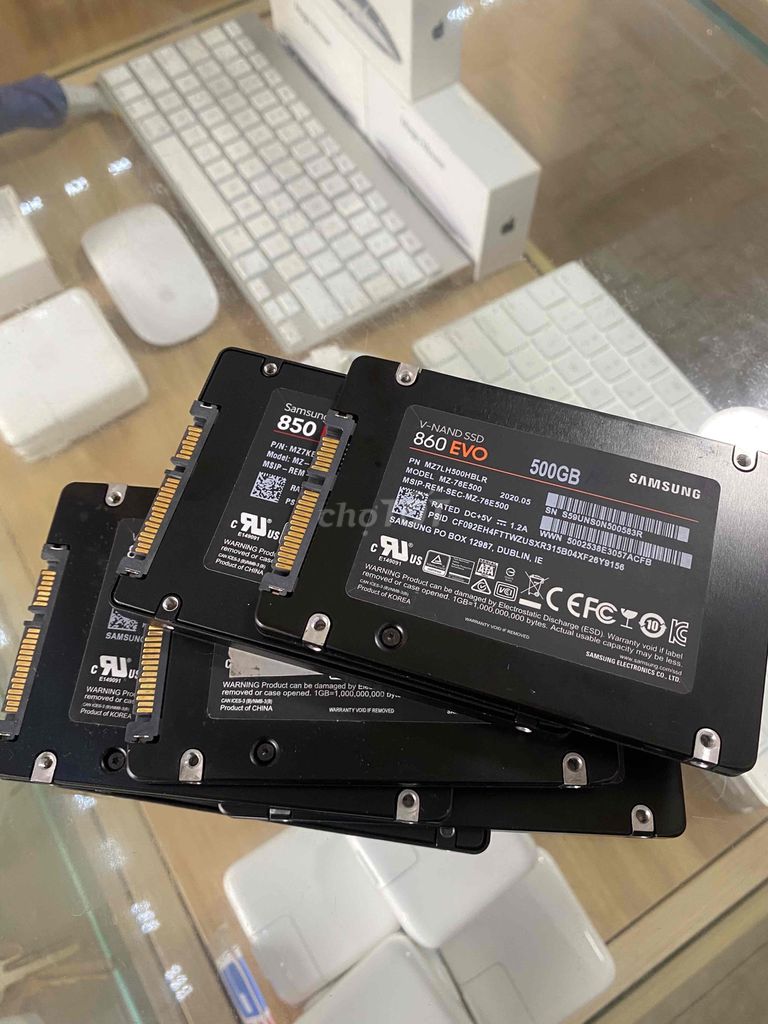 Ổ cứng SSD 500G Evo và Pro 256G zin usa W10