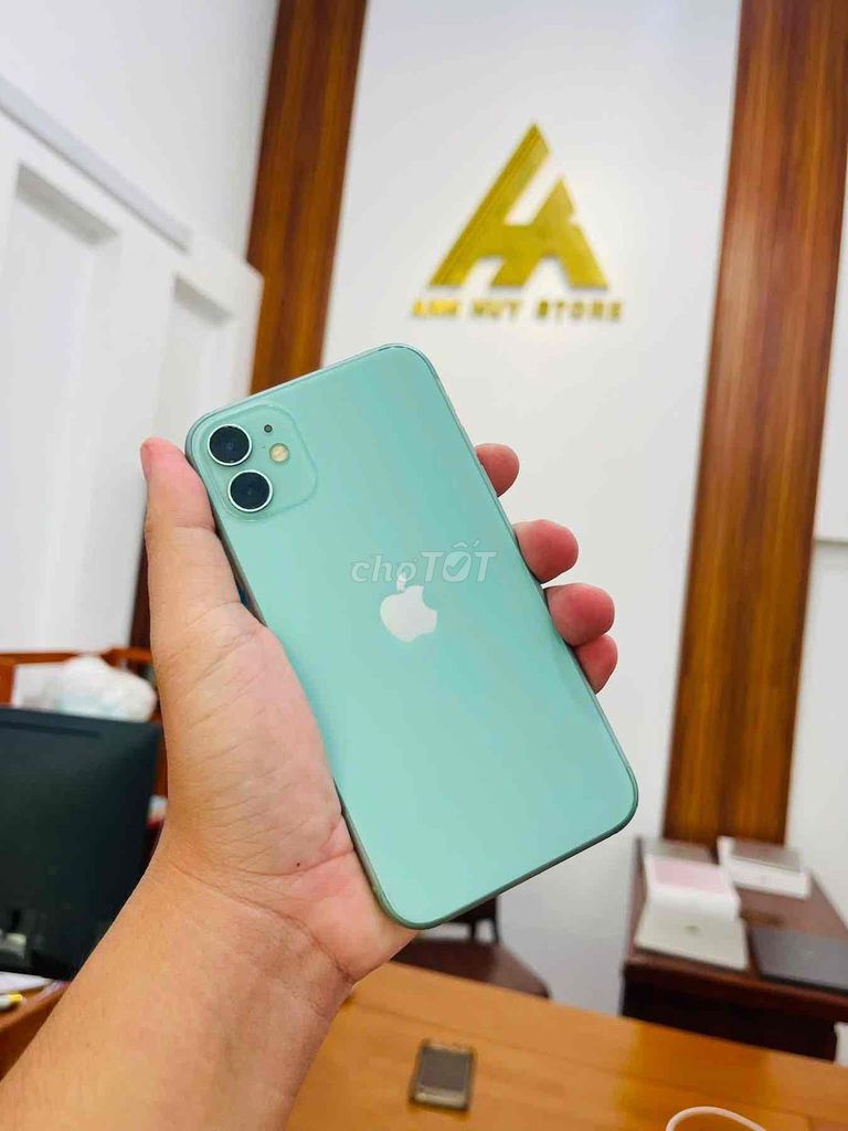 Apple iPhone 11 128GB Xanh lá 99%. Mua bán Điện thoại tại Quận Ninh Kiều Cần Thơ được đăng bởi ĐIỆN THOẠI LAPTOP ANH HUY hình 1