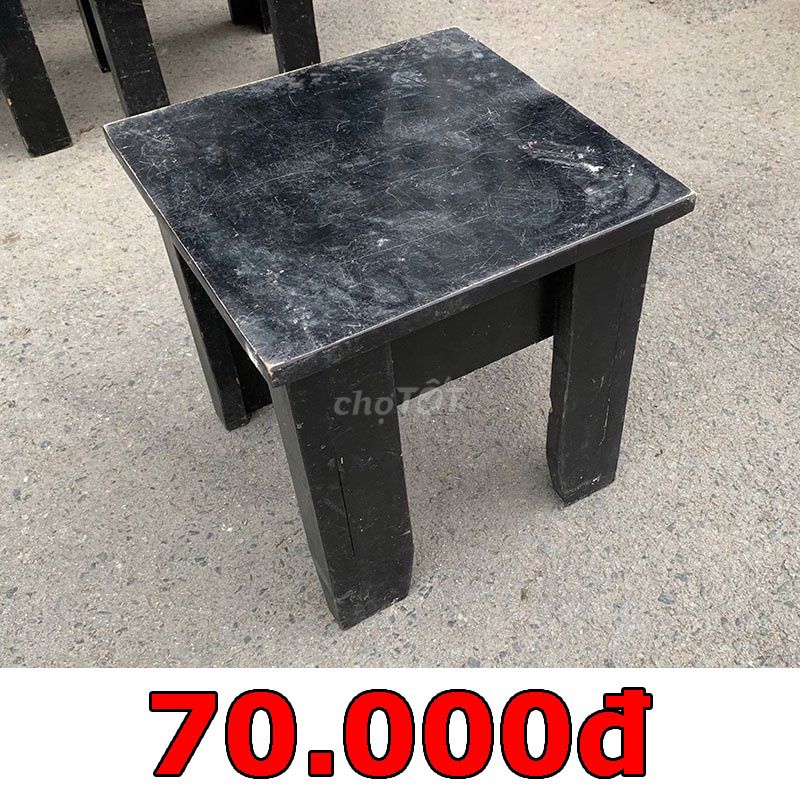Ghế Cafe Gỗ Tự Nhiên Đen Đã Sử Dụng Mới 90%. Mua bán Bàn ghế tại Quận 11 Tp Hồ Chí Minh được đăng bởi Thanh lý HD hình 1