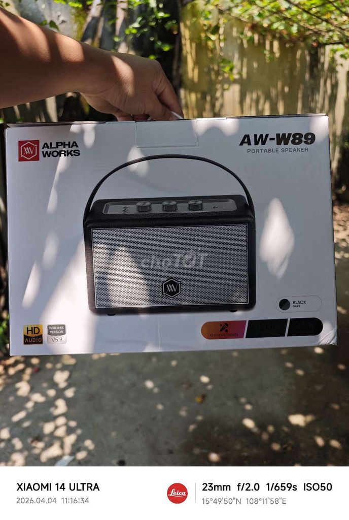Loa di động Alpha Works AW-W89. Mua bán Tivi, Âm thanh tại Quận Cẩm Lệ Đà Nẵng được đăng bởi Sang Nguyen hình 1