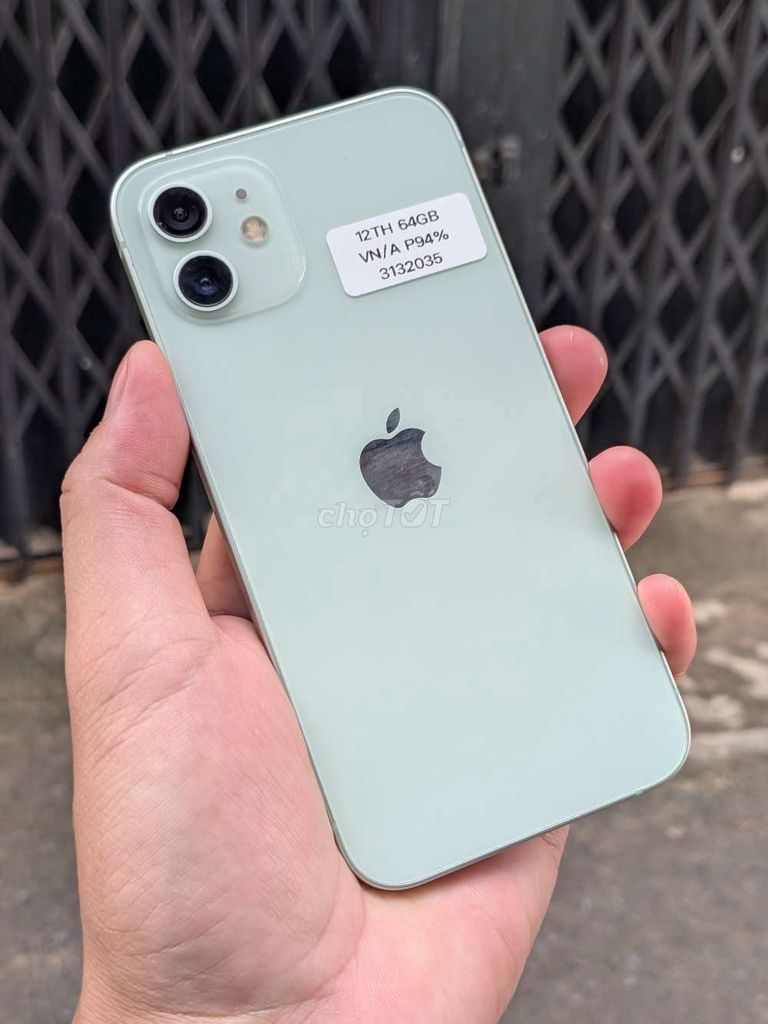 Apple iPhone 12 64GB Xanh lá Việt Nam 94%. Mua bán Điện thoại tại Quận Gò Vấp Tp Hồ Chí Minh được đăng bởi JAPA STORE hình 1