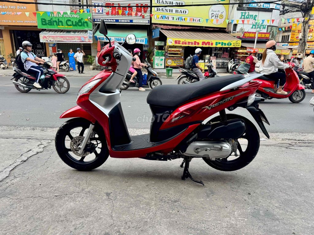 Honda Vision 2013 Đỏ đen. Mua bán Xe máy tại Thành phố Biên Hòa Đồng Nai được đăng bởi XE MÁY CŨ THÀNH MỸ  hình 4