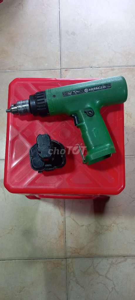 Khoan pin Nhật bãi Hitachi 9,6v