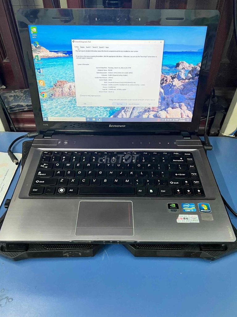 Lenovo Core i7 14 inch 8GB/600GB Đã dùng. Mua bán Laptop tại Quận Gò Vấp Tp Hồ Chí Minh được đăng bởi Hữu Châu hình 1
