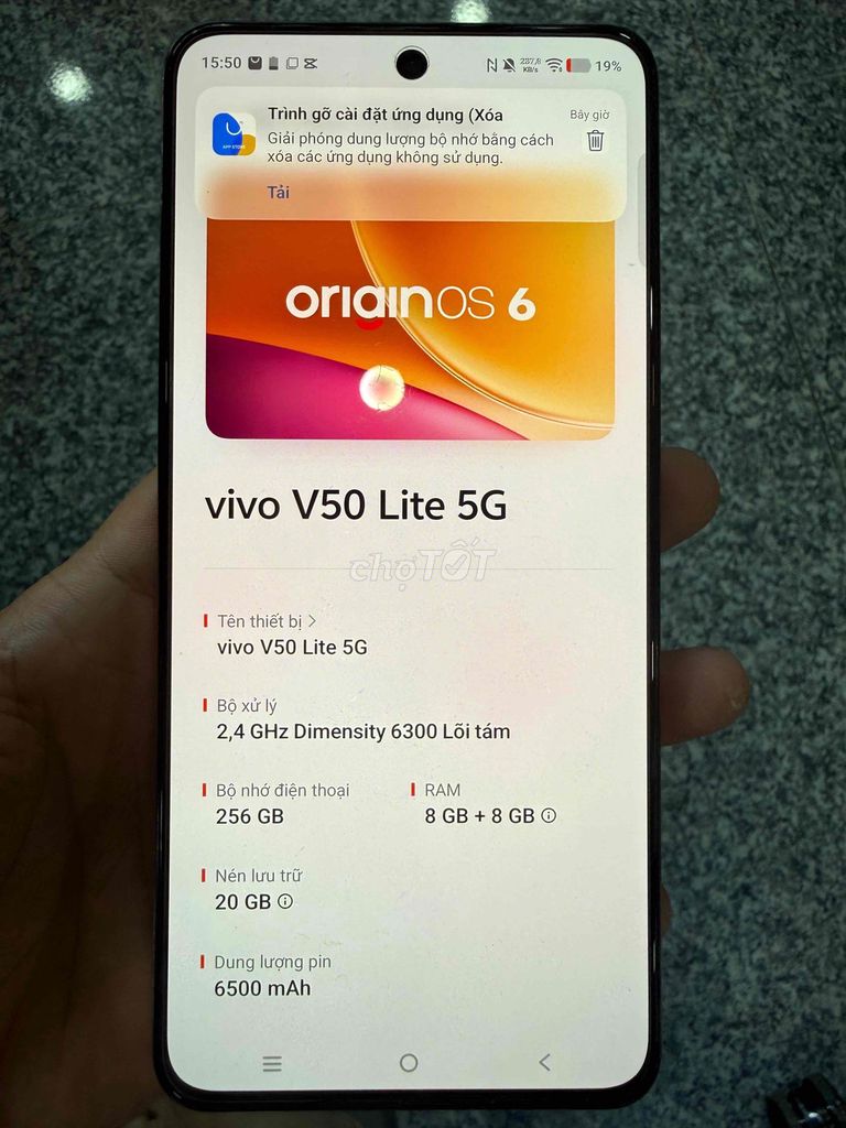 Vivo V50 Lite 5G 8GB/256GB Vàng đồng. Mua bán Điện thoại tại Quận Bình Tân Tp Hồ Chí Minh được đăng bởi Trần Quốc Tùng hình 1