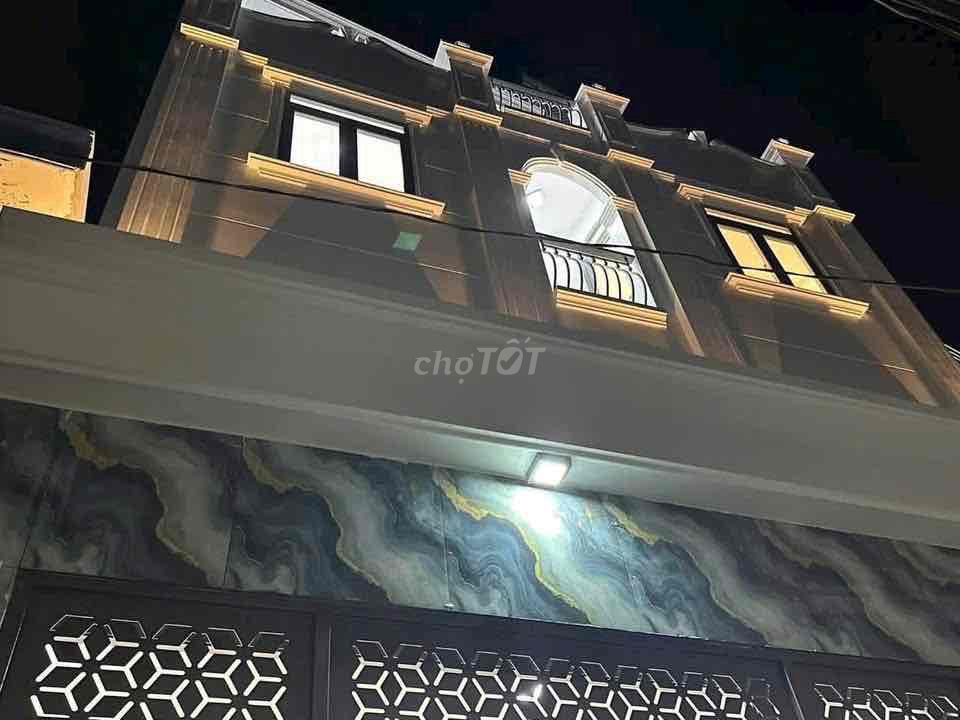 nhà đẹp xây mới 4 tầng