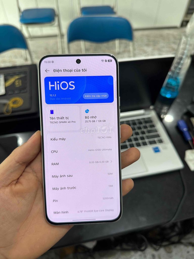 Tecno Spark 40 Pro 8G 128GB. Mua bán Điện thoại tại Thành phố Biên Hòa Đồng Nai được đăng bởi Quang Nguyễn hình 1